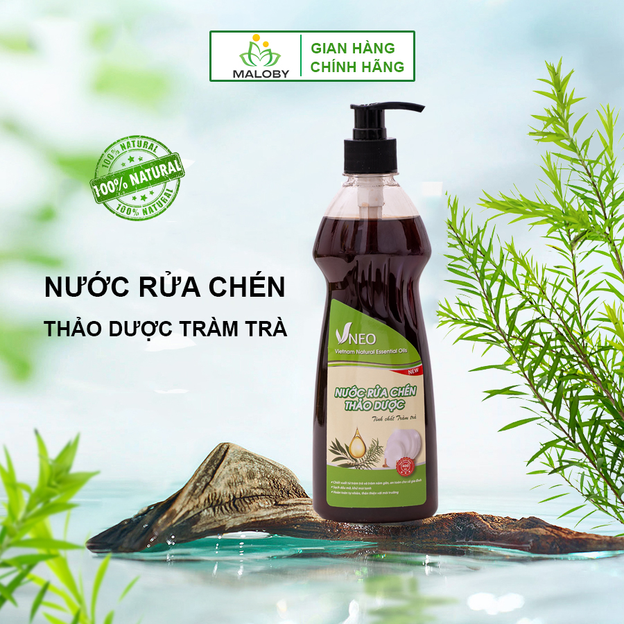 Nước rửa chén Thảo dược Tinh chất Tràm trà