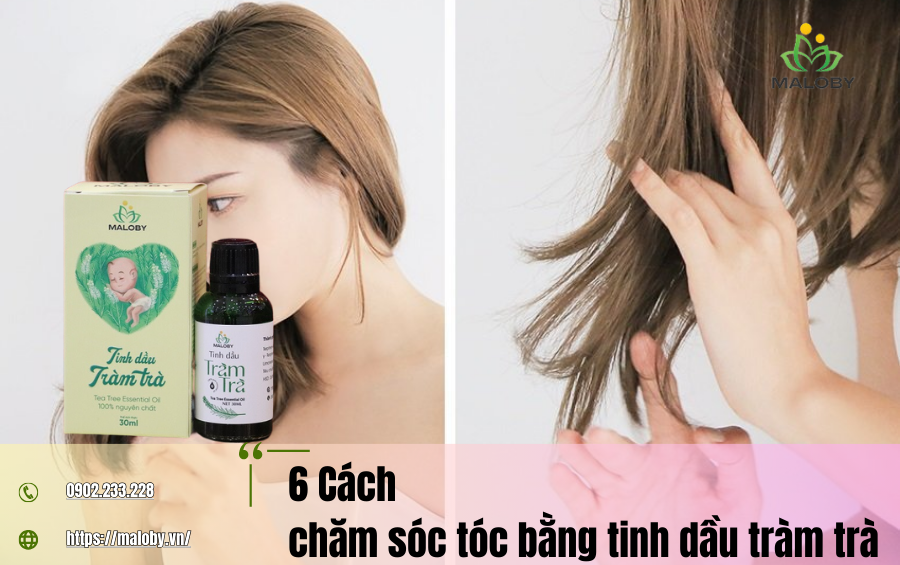 6 Cách chăm sóc tóc bằng tinh dầu tràm trà