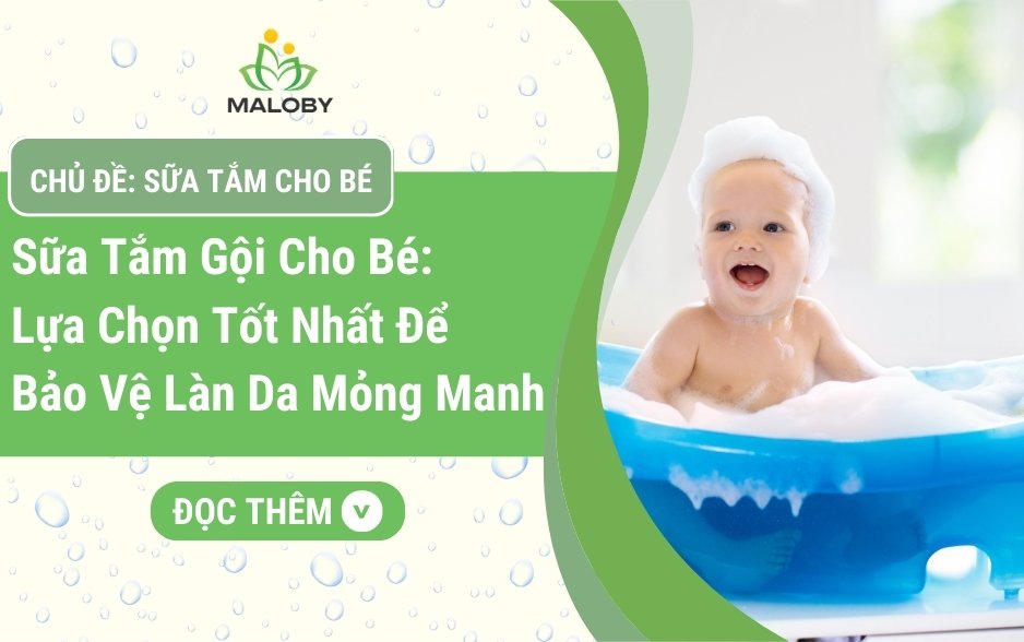 Sữa Tắm Gội Cho Bé